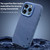 iPhone Air VIETAO Retro Denim Texture PU Leather MagSafe Phone Case - Black