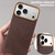 iPhone Air VIETAO Suede MagSafe PU Leather Phone Case - Coffee Brown