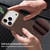 iPhone Air VIETAO Suede MagSafe PU Leather Phone Case - Coffee Brown