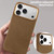 iPhone Air VIETAO Suede MagSafe PU Leather Phone Case - Dark Brown