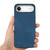 iPhone Air Vintage Leather PC Back Cover Phone Case - Blue