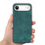 iPhone Air Vintage Leather PC Back Cover Phone Case - Green
