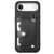 iPhone Air Wristband Kickstand Card Wallet Back Phone Case with Tool Knife - Black