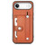 iPhone Air Wristband Kickstand Card Wallet Back Phone Case with Tool Knife - Brown