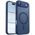 iPhone Air XDcase Skin Feel Magnetic Frosted Phone Case with Lens Film - Midnight Blue