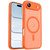iPhone Air XDcase Skin Feel Magnetic Frosted Phone Case with Lens Film - Orange