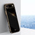 iPhone Air XINLI Straight Edge 6D Electroplate TPU Phone Case - Black