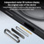 iPhone Air ZGA Feitian 360 Rotation Holder Magsafe PC Hybrid TPU Phone Case - Black