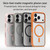 iPhone Air ZGA Matte Clear Magsafe PC Hybrid TPU Phone Case - Grey