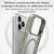 iPhone Air ZGA Matte Clear Magsafe PC Hybrid TPU Phone Case - Grey