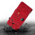 iPhone Air Zipper Bag Leather Phone Case - Red