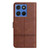 Moto G 2025 / Moto G 2026 Cowhide Texture Stitching Leather Phone Case - Coffee