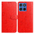 Moto G 2025 / Moto G 2026 Daisy Embossed Leather Phone Case - Red