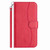 Moto G 2025 / Moto G 2026 Dual-Folded S-shape Leather Phone Case - Rose Red