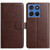 Moto G 2025 / Moto G 2026 Lambskin 8-card Slot Leather Phone Case - Brown