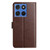 Moto G 2025 / Moto G 2026 Lambskin 8-card Slot Leather Phone Case - Brown