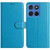 Moto G 2025 / Moto G 2026 Lambskin 8-card Slot Leather Phone Case - Light Blue