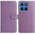 Moto G 2025 / Moto G 2026 Lambskin 8-card Slot Leather Phone Case - Purple