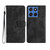 Moto G 2025 / Moto G 2026 Skin-feel Embossed Butterfly Leather Phone Case - Black