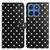 Moto G 2025 / Moto G 2026 Small Dots Pattern Vegan Leather Phone Case - Black