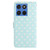 Moto G 2025 / Moto G 2026 Small Dots Pattern Vegan Leather Phone Case - Light Blue