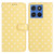 Moto G 2025 / Moto G 2026 Small Dots Pattern Vegan Leather Phone Case - Yellow