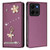Moto G 2026 Ballet Girl Diamond Studded RFID Vegan Leather Phone Case - Violet