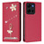 Moto G 2026 Ballet Girl Diamond Studded RFID Vegan Leather Phone Case - Wine Red