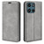 Moto G 2026 Retro-skin Magnetic Suction Leather Phone Case - Grey