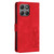 Moto G 2026 Tulips Embossed Leather Phone Case with Lanyard - Red