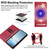 Samsung Galaxy A16 5G Ballet Girl Diamond Studded RFID Vegan Leather Phone Case - Wine Red