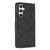 Samsung Galaxy A16 5G Cherry Blossoms Embossed Leather Phone Case - Black