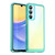Samsung Galaxy A16 5G Colorful Series Acrylic Hybrid TPU Phone Case - Transparent Blue
