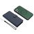 Samsung Galaxy A16 5G Detachable Litchi Texture Magnetic Vegan Leather Phone Case - Dark Blue+Dark Green