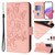 Samsung Galaxy A16 5G Embossed Rose RFID Anti-theft Leather Phone Case - Pink