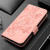 Samsung Galaxy A16 5G Embossed Rose RFID Anti-theft Leather Phone Case - Pink