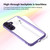 Samsung Galaxy A16 5G Four Corners Shield Shockproof TPU Hybrid PC Phone Case - Purple