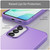 Samsung Galaxy A16 5G Frosted Translucent TPU Hybrid PC Full Coverage Phone Case - Dark Purple