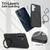 Samsung Galaxy A16 5G Gen1.5 Pivot Ring Holder TPU Hybrid PC Phone Case - Black