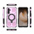 Samsung Galaxy A16 5G J-20 Solid Color MagSafe Magnetic TPU+PC Phone Case - Pink