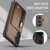 Samsung Galaxy A16 5G JEEHOOD J12 Exquisite RFID MagSafe Zipper Card Bag Phone Case - Brown