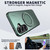 Samsung Galaxy A16 5G Kalebol Magnetic MagSafe Rotation Holder PC Phone Case - Grey Green