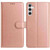 Samsung Galaxy A16 5G Lambskin 8-card Slot Leather Phone Case - Rose Gold