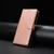 Samsung Galaxy A16 5G Lambskin 8-card Slot Leather Phone Case - Rose Gold