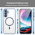 Samsung Galaxy A16 5G PC Hybrid TPU Airbag Shockproof MagSafe Phone Case - Transparent Blue