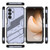 Samsung Galaxy A16 5G Punk Armor 2 in 1 PC + TPU Shockproof Phone Case with Invisible Holder - Grey