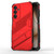 Samsung Galaxy A16 5G Punk Armor 2 in 1 PC + TPU Shockproof Phone Case with Invisible Holder - Red