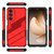 Samsung Galaxy A16 5G Punk Armor 2 in 1 PC + TPU Shockproof Phone Case with Invisible Holder - Red