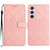 Samsung Galaxy A16 5G Rhombic Grid Texture Leather Phone Case - Pink