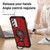 Samsung Galaxy A16 5G Ring Holder Magnetic Phone Case - Red